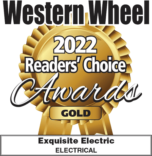 image of Exquisite Electric's Best Electrician in Okotoks and the Foothills 2022 Western Wheel Award