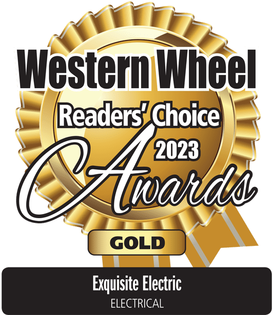 image of Exquisite Electric's Best Electrician in Okotoks and the Foothills 2023 Western Wheel Award